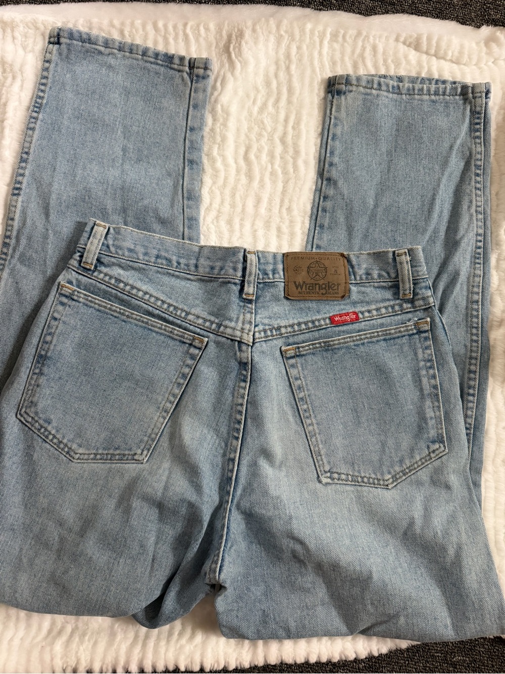 Wrangler Light Blue Straight-Leg Men's Jeans